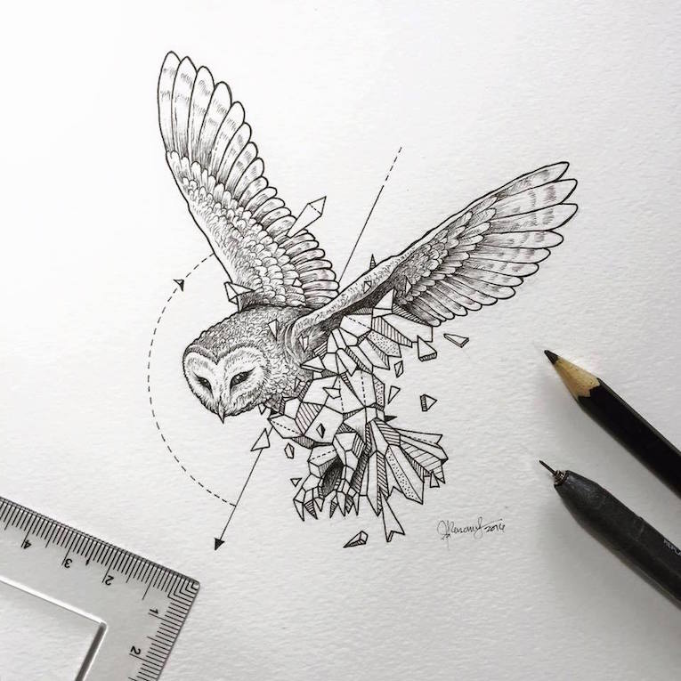 Beautifully Detailed Pen Doodles By Artist Kerby Rosanes