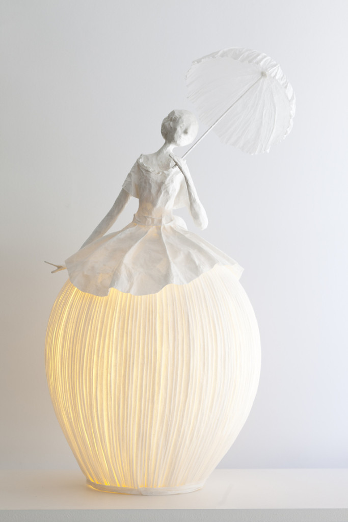 Papier-Mâché Sculptures Act as Elegant Lamps - Adventures of Yoo